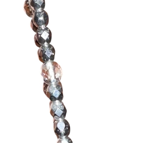 Jessica McClintock Silver Party/Prom/Formal Dress | Classic Elegant Design Sz 4 - Picture 8 of 11